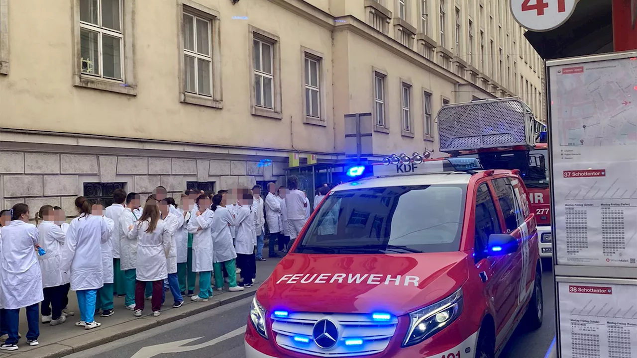 Wegen Chemikalien – Brand in Wiener Universität