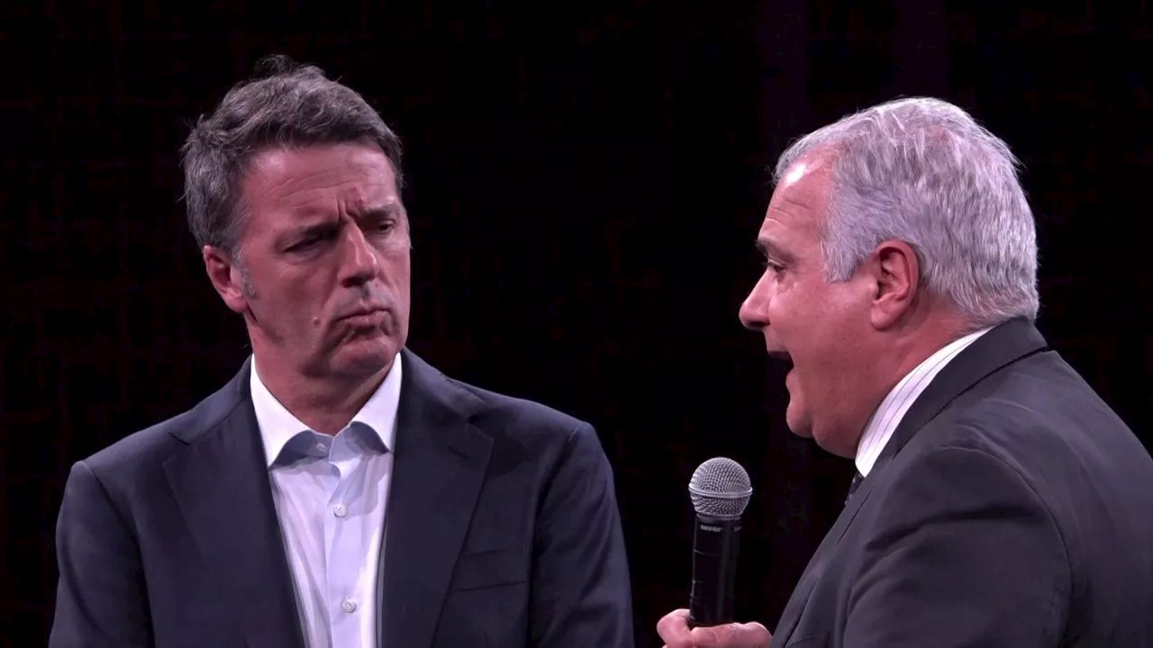 Matteo Renzi e Roberto Salis sul palco della Leopolda: 'Presidente Meloni, porta a casa Ilaria'