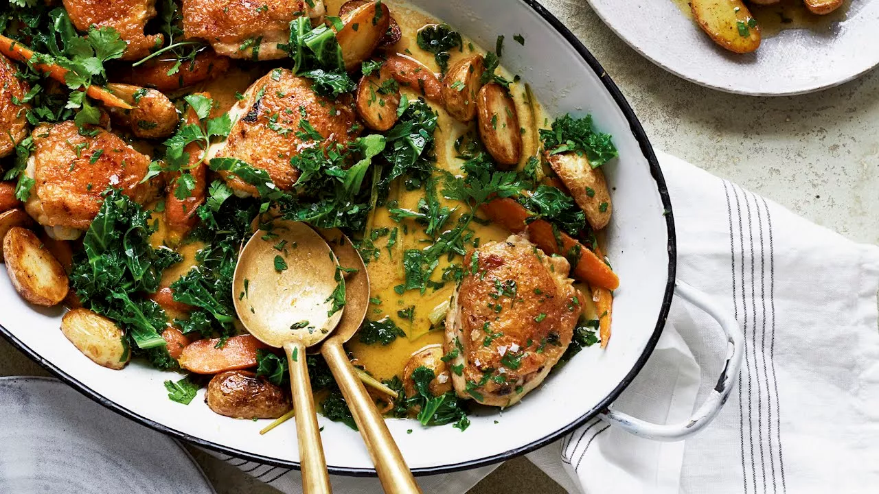 Supper Club: Donal Skehan’s speedy one-pan ‘roast’ chicken dinner