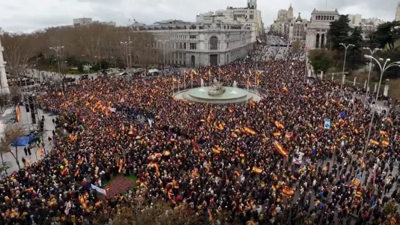 Manifestación contra el Gobierno en Madrid, en directo