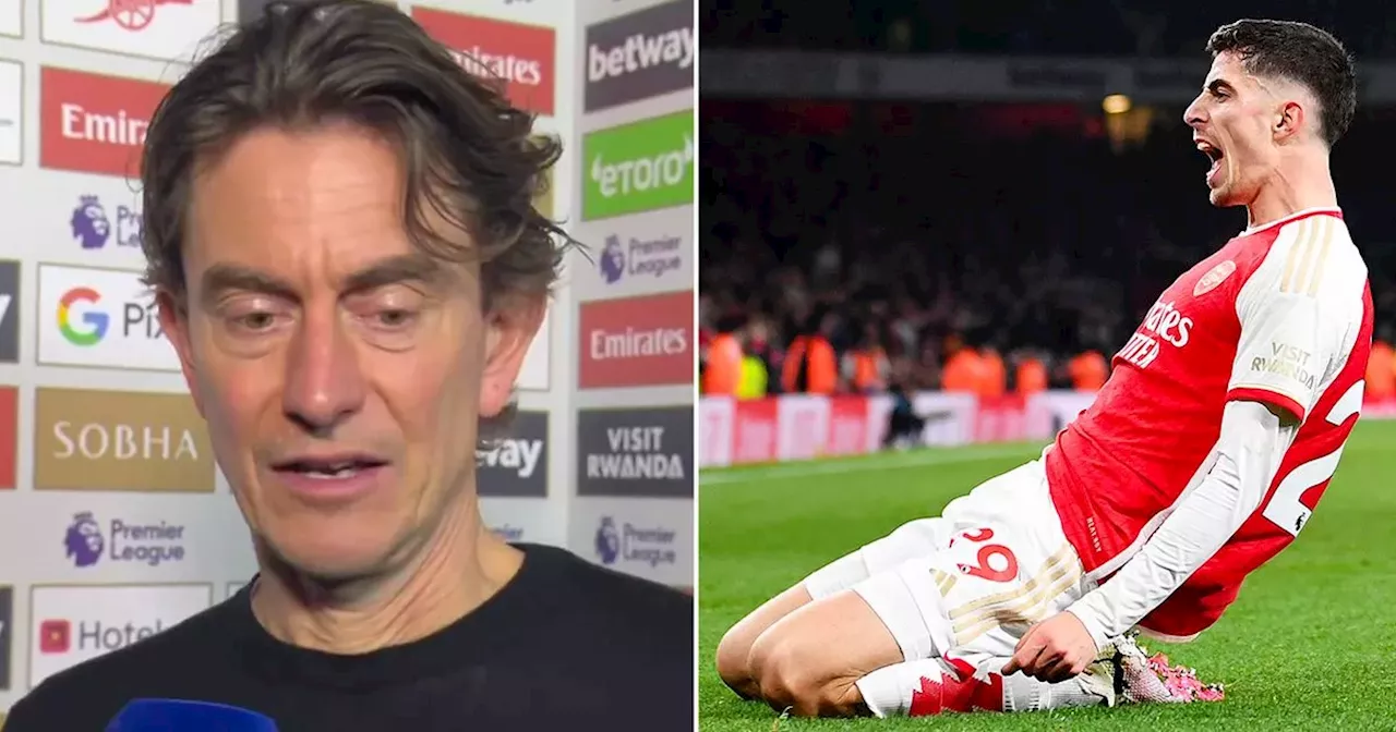 Brentford boss claims Havertz should have been sent off before Arsenal winner