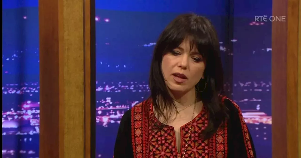 Imelda May flouts RTÉ impartiality rules with Palestinian dress on Late Late