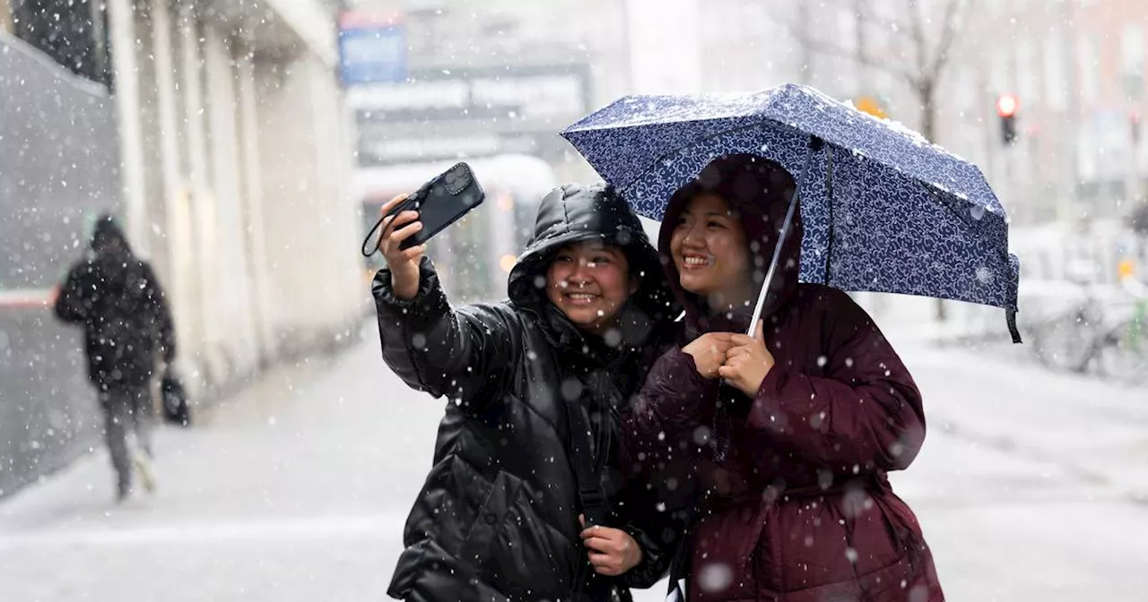 In Pictures: Snow falls across Ireland as March brings a ‘white spring’