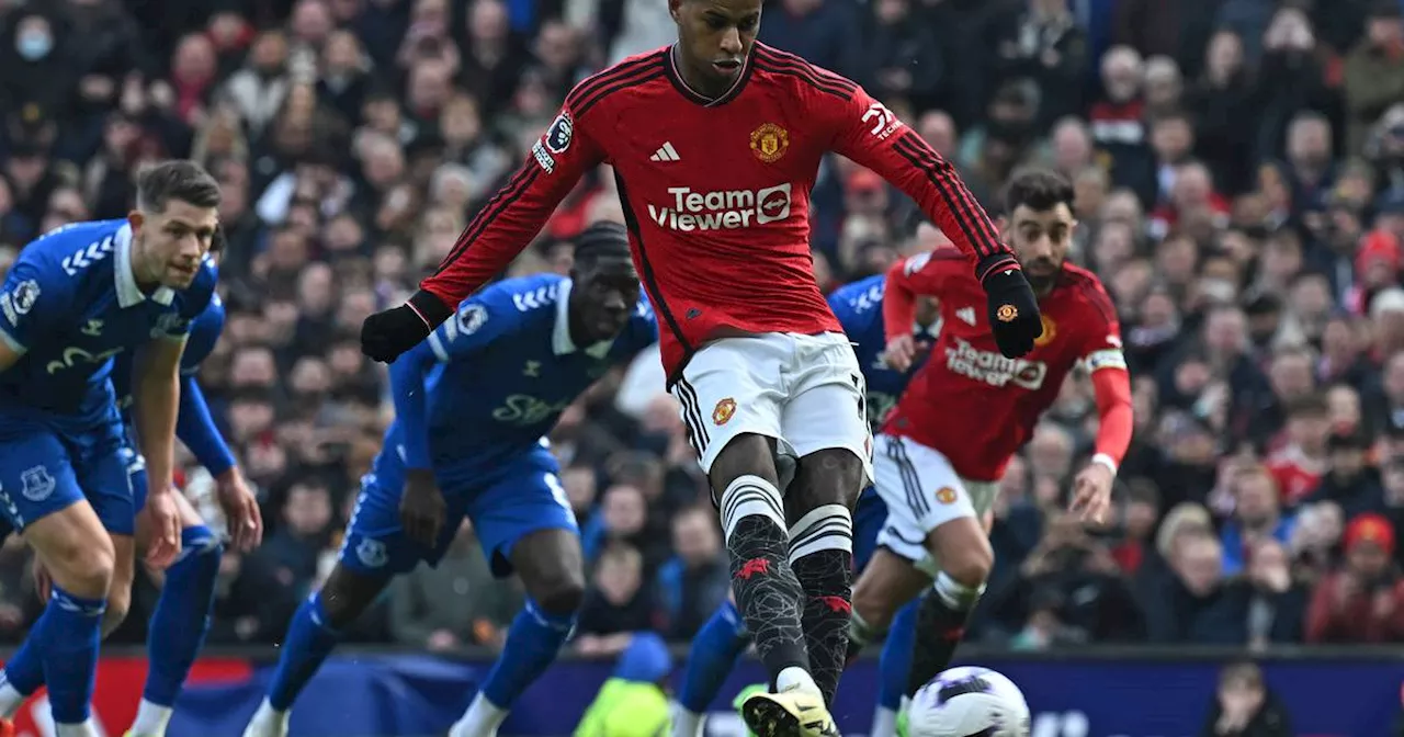 Penalty double helps Manchester United edge past Everton at Old Trafford