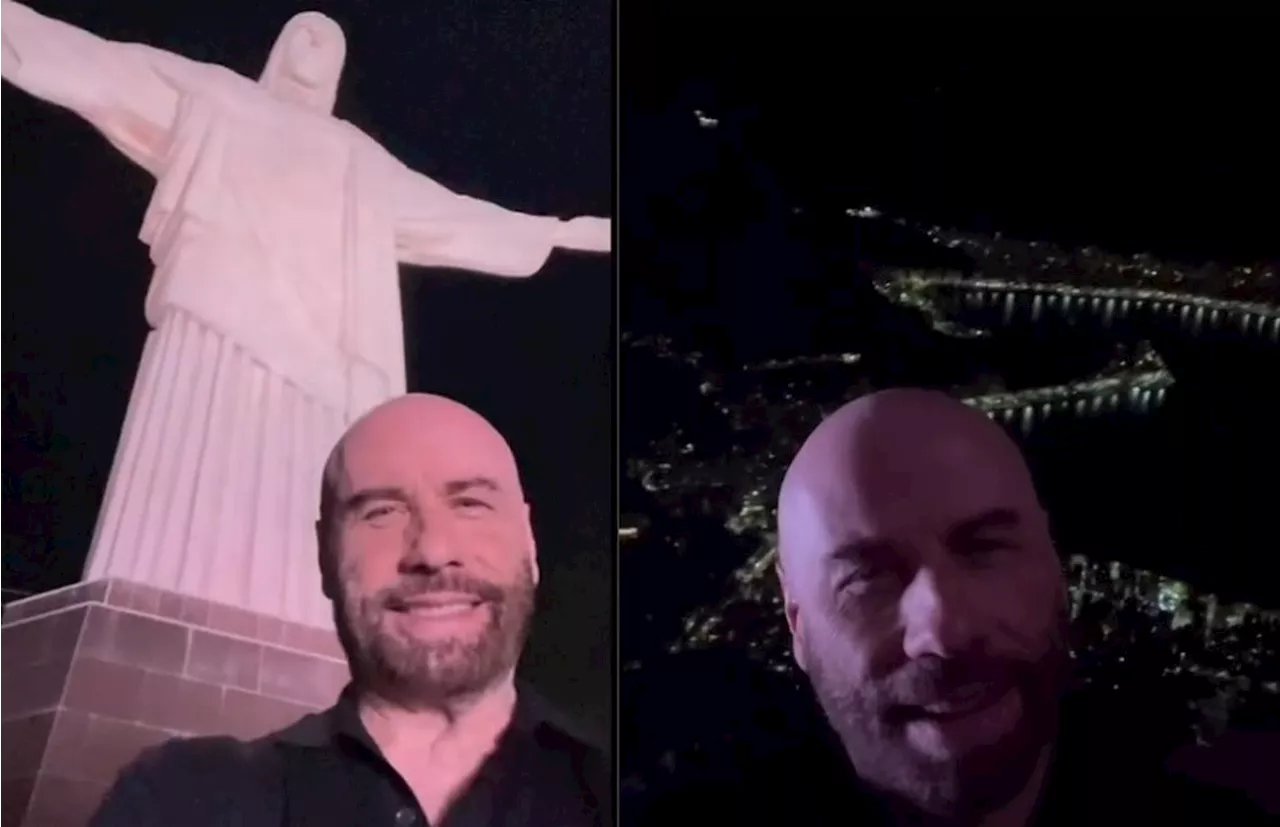 John Travolta lembra recente passagem pelo Rio e revela motivo da viagem; vídeo