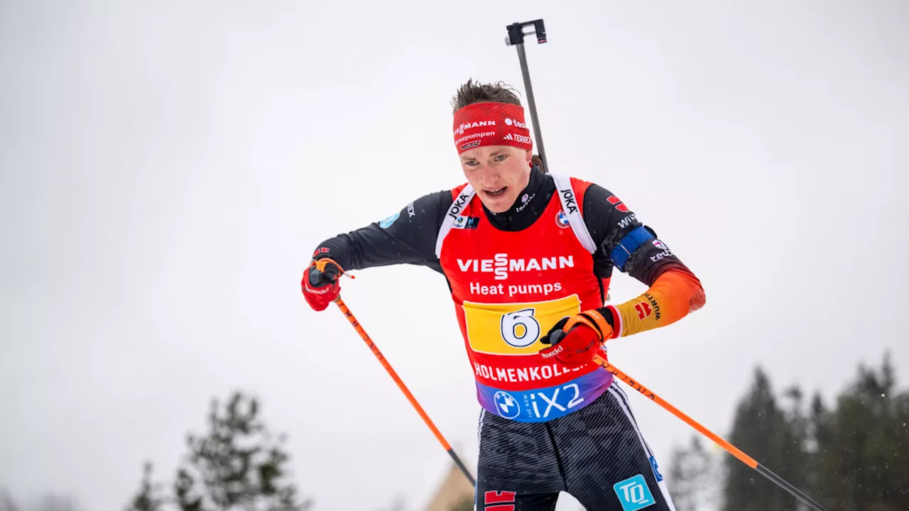 In Dolls letztem Staffel-Rennen: Deutsche Biathleten auf Platz drei