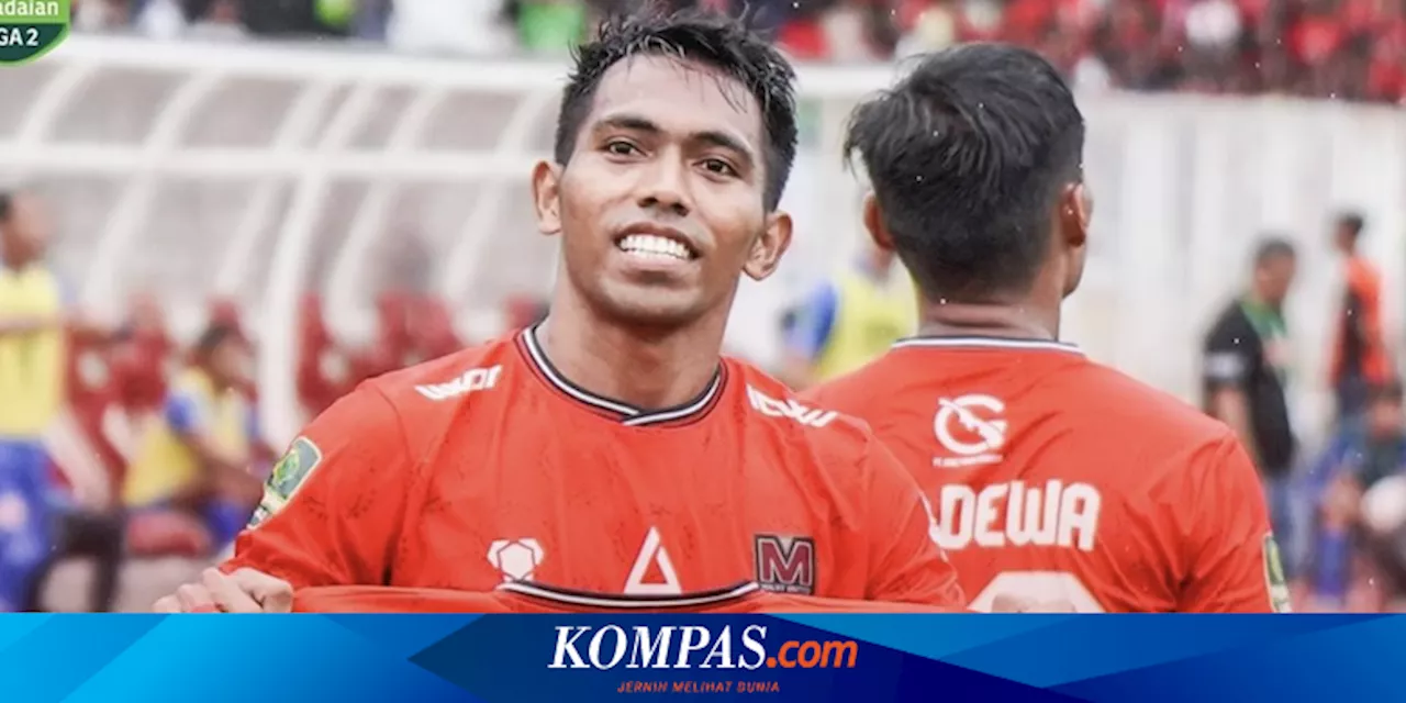 Hasil Liga 2: Malut United Promosi ke Liga 1, Bangkit dan Menang atas Persiraja