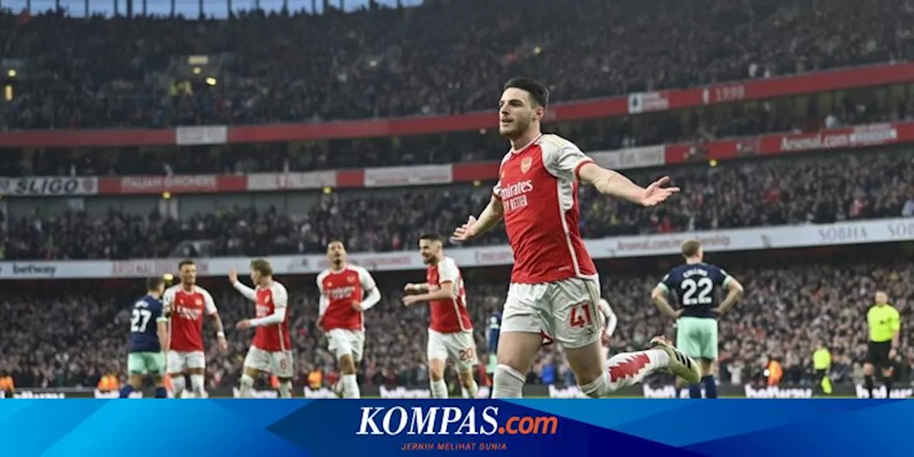 Klasemen Liga Inggris: Arsenal Pertama, Dikejar Liverpool-Man City, 3 Besar Sengit