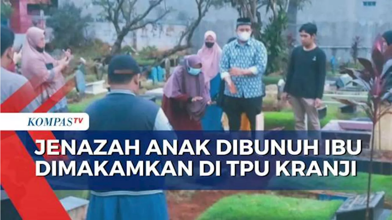 Usai Diotopsi, Jenazah Anak Korban Pembunuhan Ibu Kandung Dimakamkan di TPU Kranji