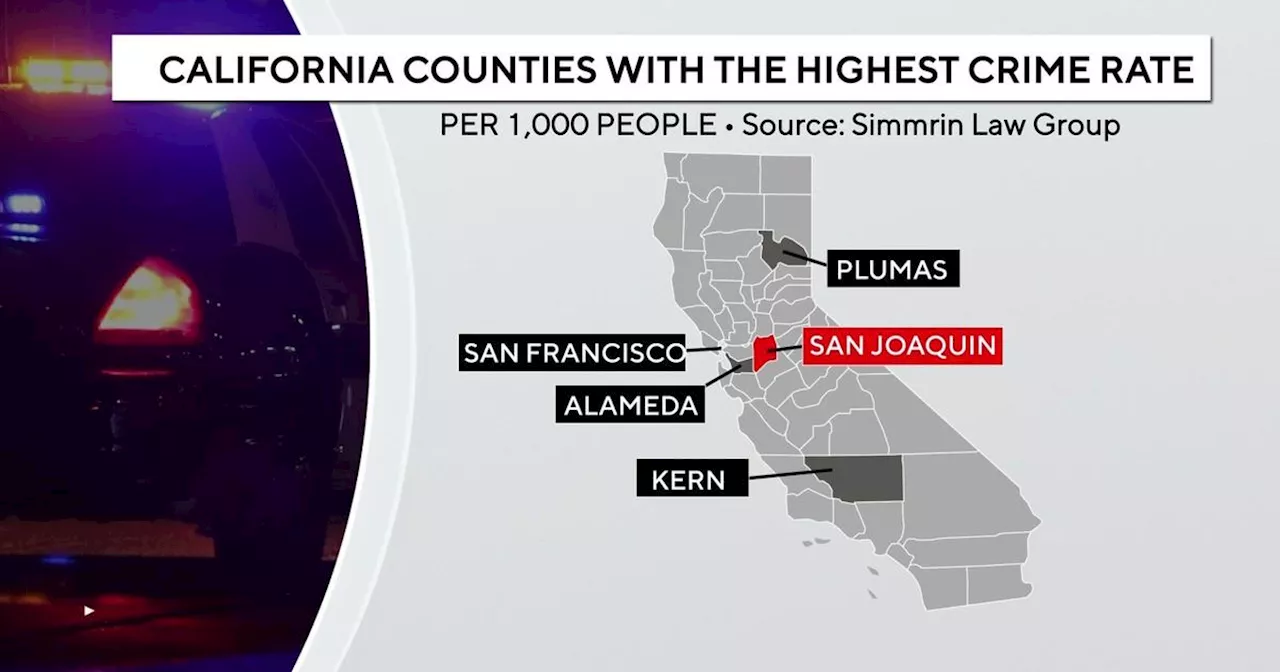 San Joaquin County has California's highest rate of violent crime, report says