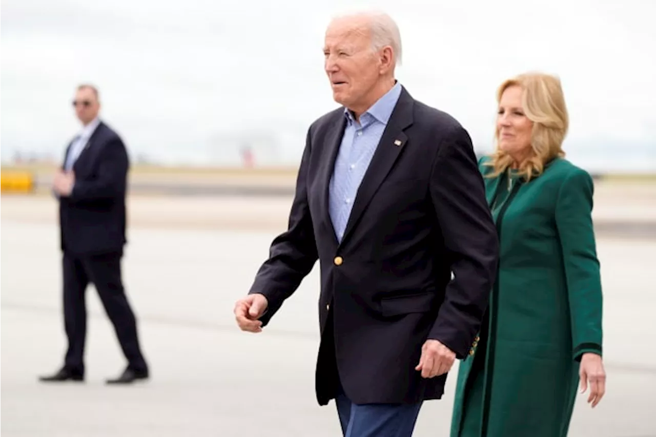 Biden says he regrets using term 'illegal,' as Trump hosts Laken Riley's family at rally