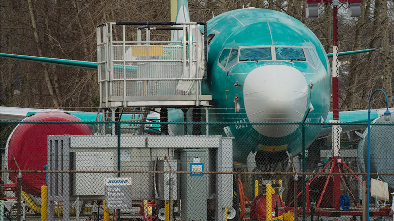 Boeing is withholding key details about door plug on Alaska 737 Max 9 jet, NTSB says