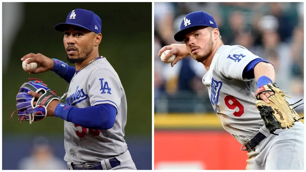 Dodgers shifting Mookie Betts to shortstop, Gavin Lux to second base