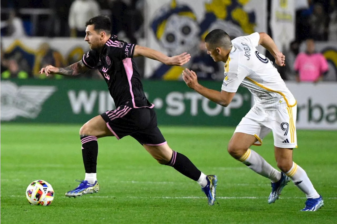 Galaxy forced to settle for draw against Messi, Inter Miami in regular-season opener