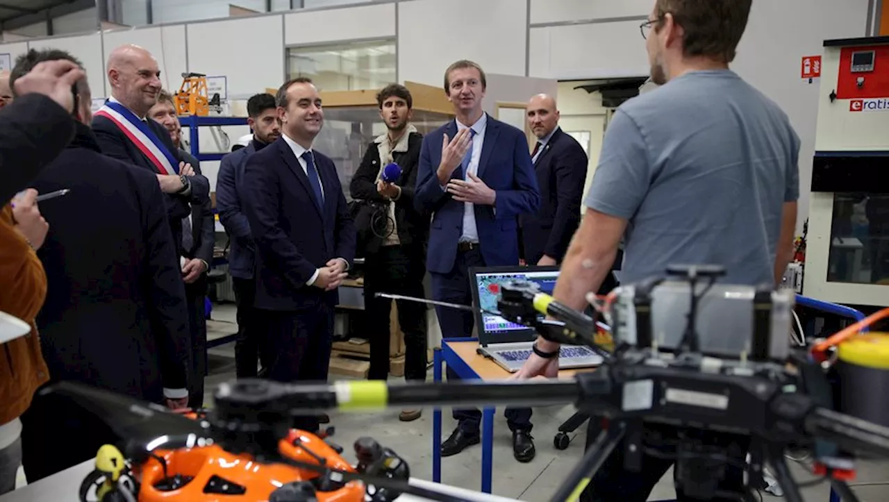 En visite chez le toulousain Delair, le ministre des Armées Sébastien Lecornu annonce une méga commande de dro