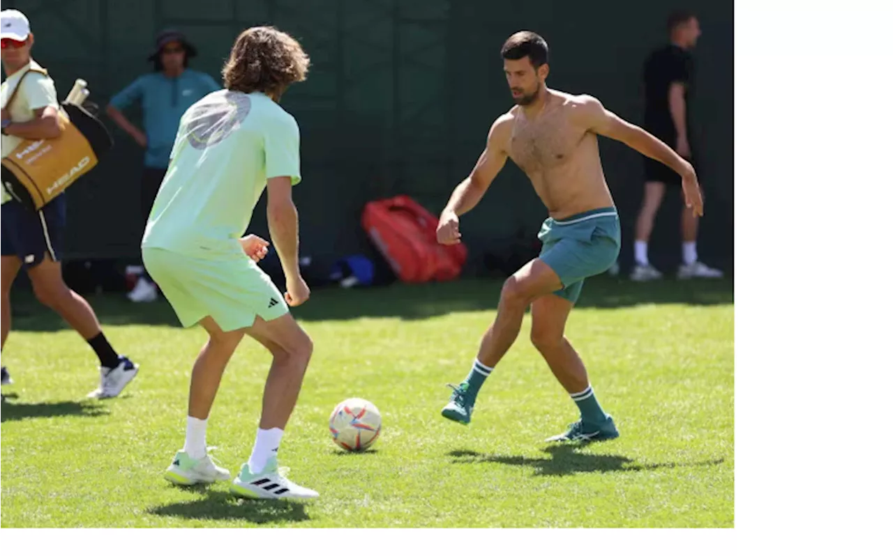 Djokovic imita Cristiano Ronaldo em pelada em Indian Wells e viraliza; veja