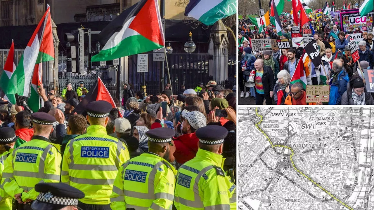 Pro-Palestine protests cost Met police over £32m as thousands set to march across London again this weekend