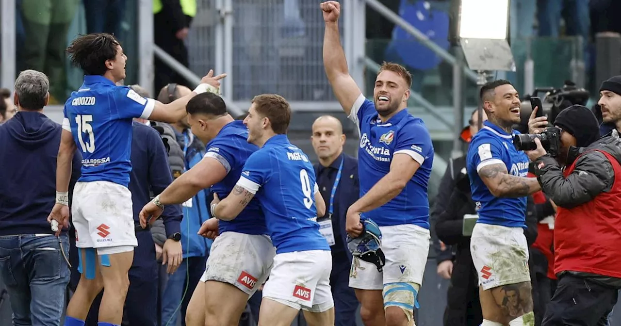 Six Nations : en vidéo, la victoire éclatante de l’Italie face à l’Écosse