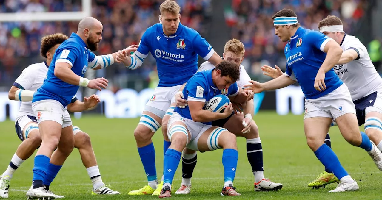 Six Nations : exploit de l’Italie qui fait chuter l’Écosse, après son match nul contre la France