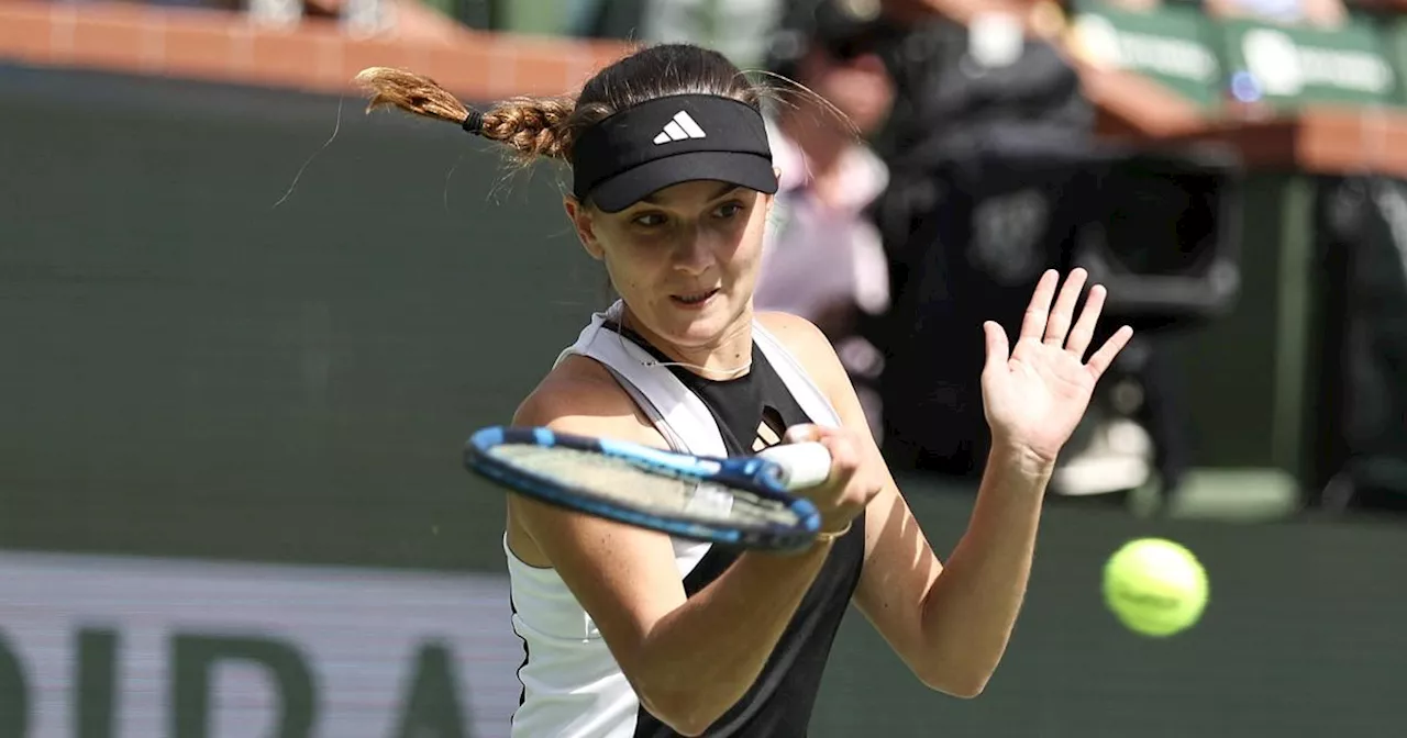 Tennis : la Française Burel passe tout près de la victoire face à Gauff à Indian Wells