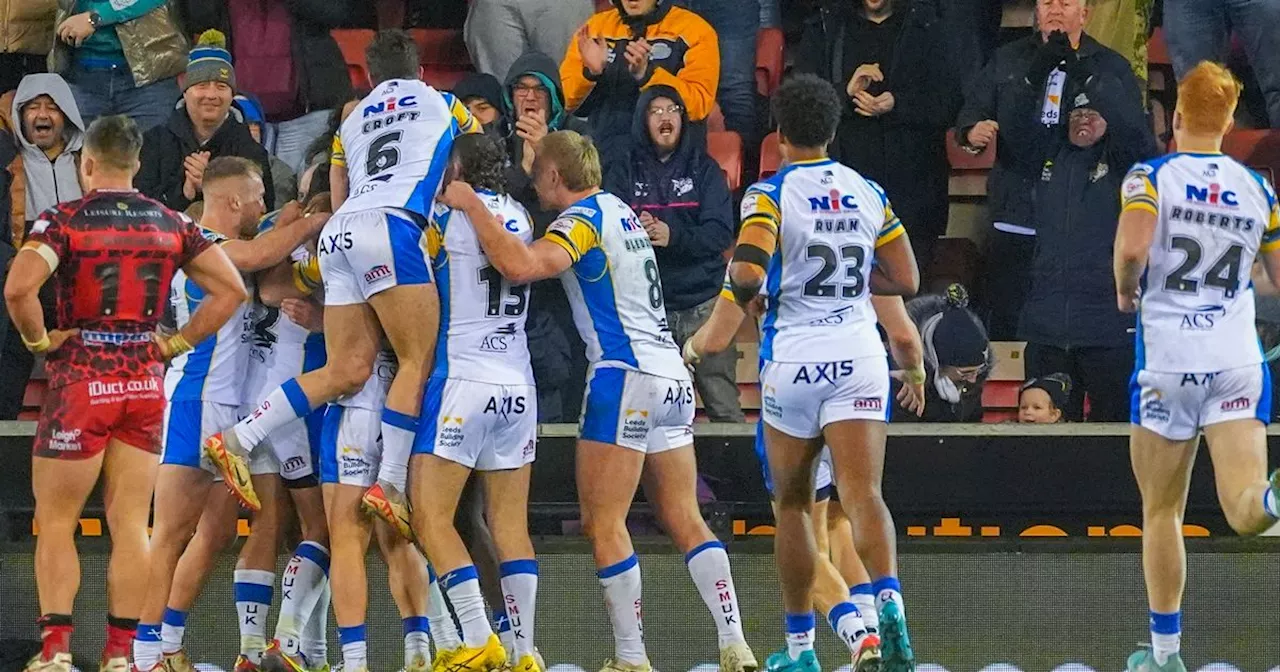 Highlights as Leeds Rhinos produce astonishing fightback to defeat Leigh Leopards