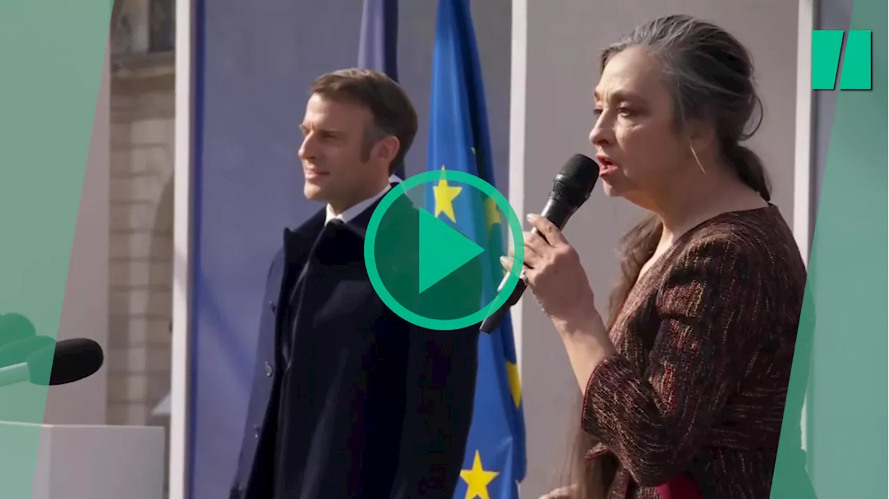 Catherine Ringer chante une Marseillaise revisitée lors de la cérémonie de constitutionnalisation de l’IVG