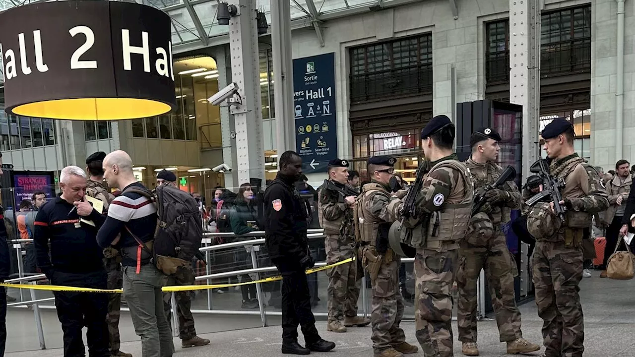 Attaque à la gare de Lyon à Paris : la garde à vue du suspect levée pour raison psychiatrique