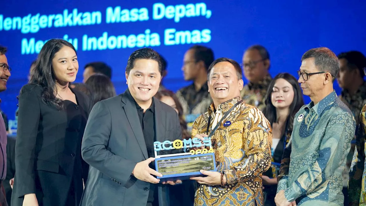 PNM Terima Award Top Contributor BUMN For Communications di Ajang BCOMSS 2024