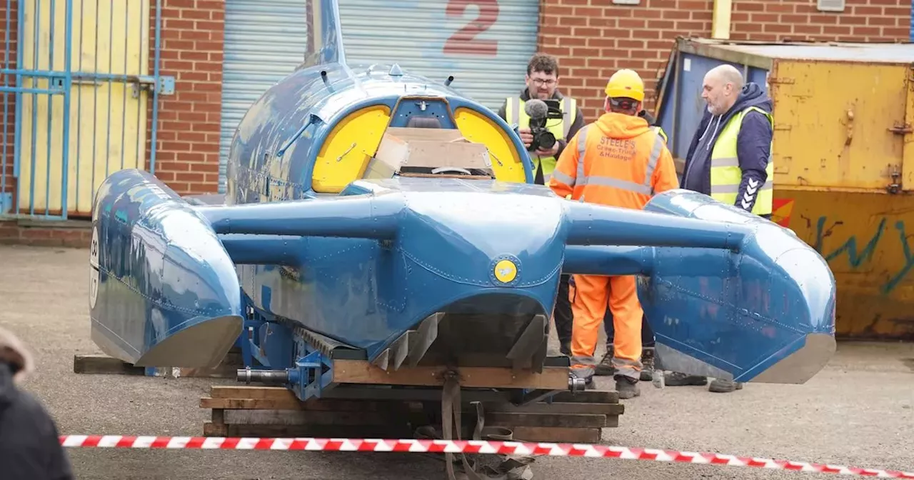 Donald Campbell's Bluebird begins journey to its Lake District 'spiritual home'