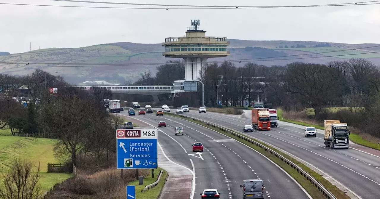 M6, A585, A66 and A590 closures and delays as roadworks impact motorists