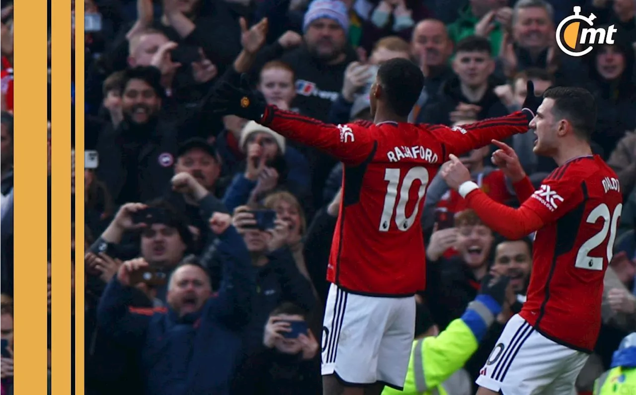 Manchester United se aferra a Europa tras derrotar 2-0 al Everton en la Premier League