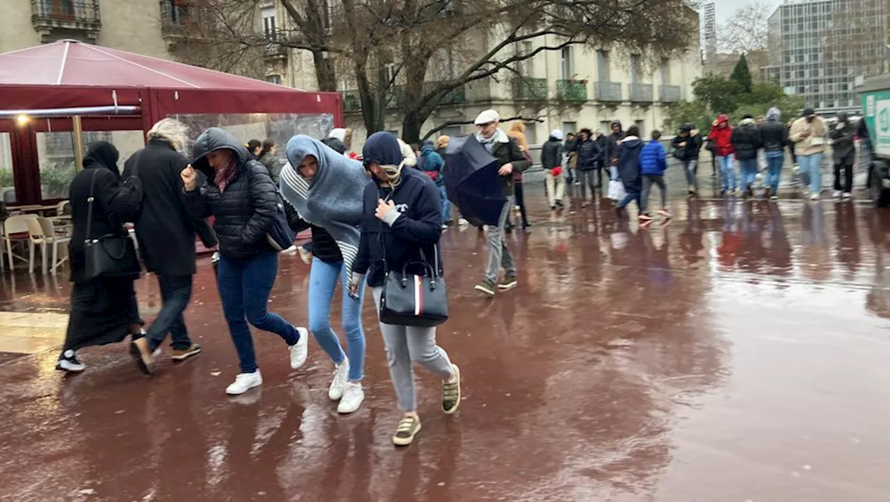 Montpellier et l'Hérault, toujours classés en vigilance météorologique pluie, orage vent et crues ce samedi