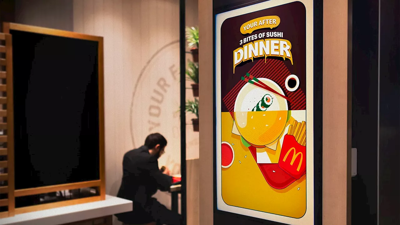 McDonald’s ofrece «recenas» gratuitas a quienes comen en restaurantes de postín y se quedan con hambre