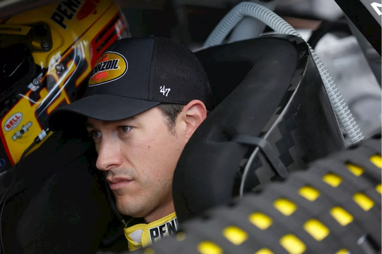 Joey Logano leads Denny Hamlin in NASCAR Cup practice at Phoenix