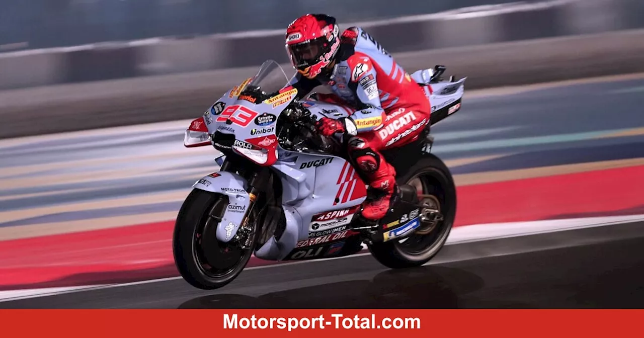 MotoGP FT2 Katar: Marc Marquez im Nassen vorn, Q2-Entscheidung vertagt