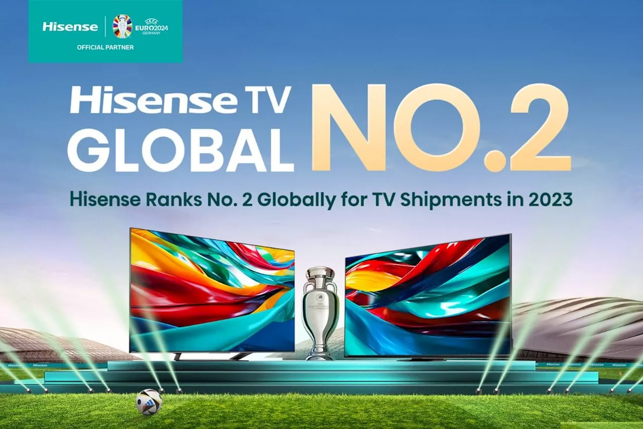 Hisense crowned second-largest global TV brand of 2023