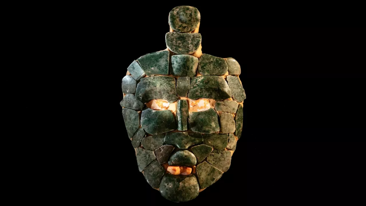 Stunning jade mask found inside the tomb of a mysterious Maya king