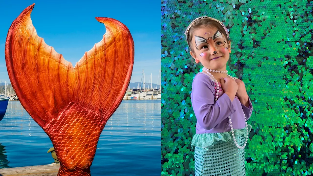 Mermaids, it is your merriest month, all March long, at Ventura Harbor Village