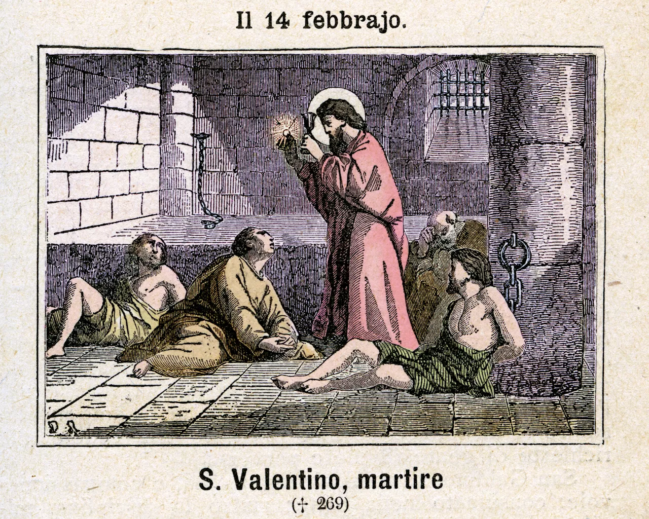 What is the origin of Valentine's Day and why is it celebrated on Feb. 14?