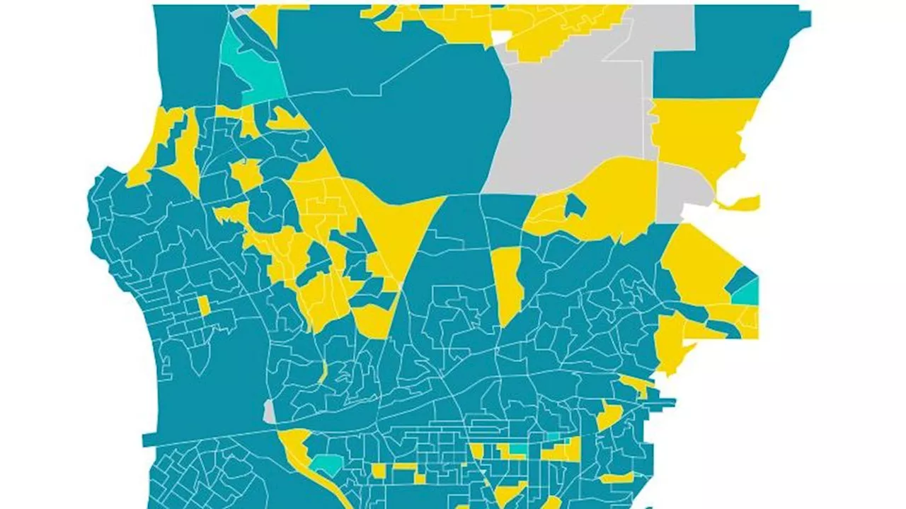 Maps: How San Diegans voted for mayor, city attorney and Measure A