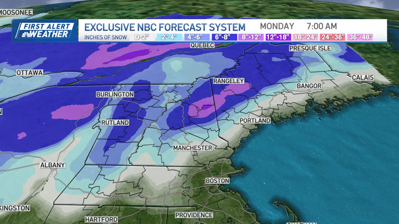 Weekend storm brings 6-12 inches of snow to parts of New England