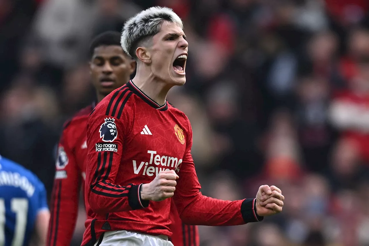 Manchester United med viktig seier – Garnacho herjet med Everton