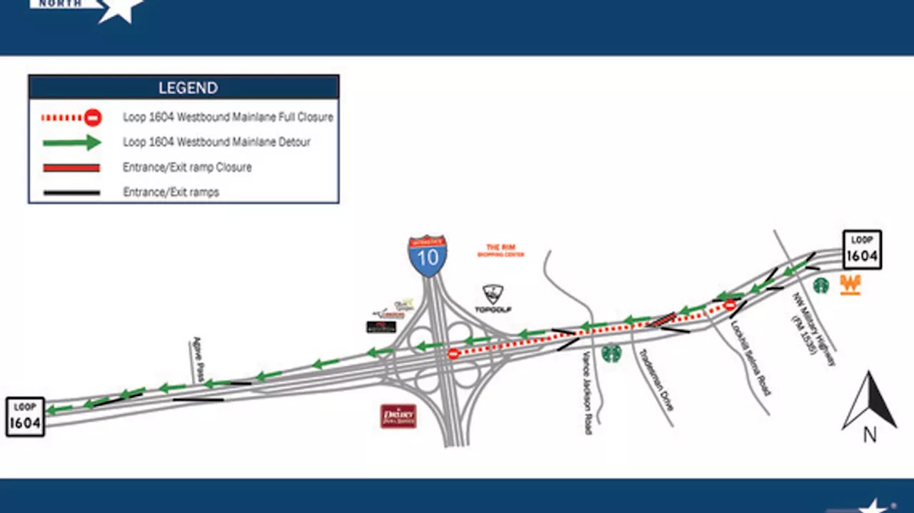 Major Loop 1604 North expansion project postponed due to weather