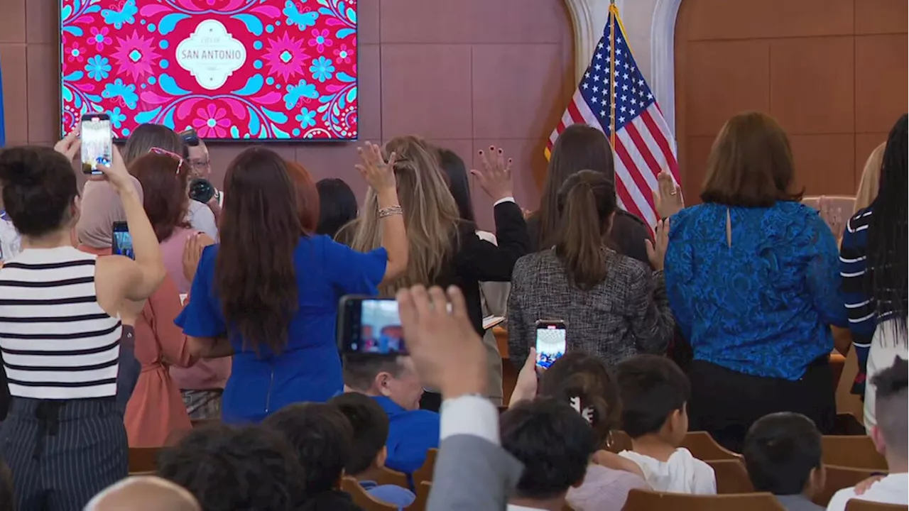 San Antonio celebrates International Women's Day with naturalization of 50 women