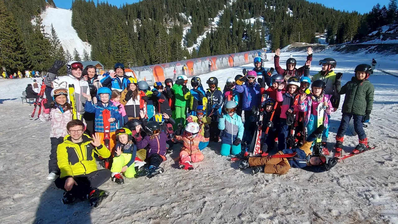 Neulengbacher Volksschüler waren auf der Piste und im Landhaus