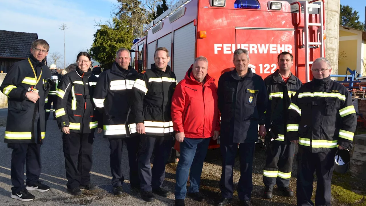 Unterabschnitt Zwentendorf beübte Brand im Schweinestall