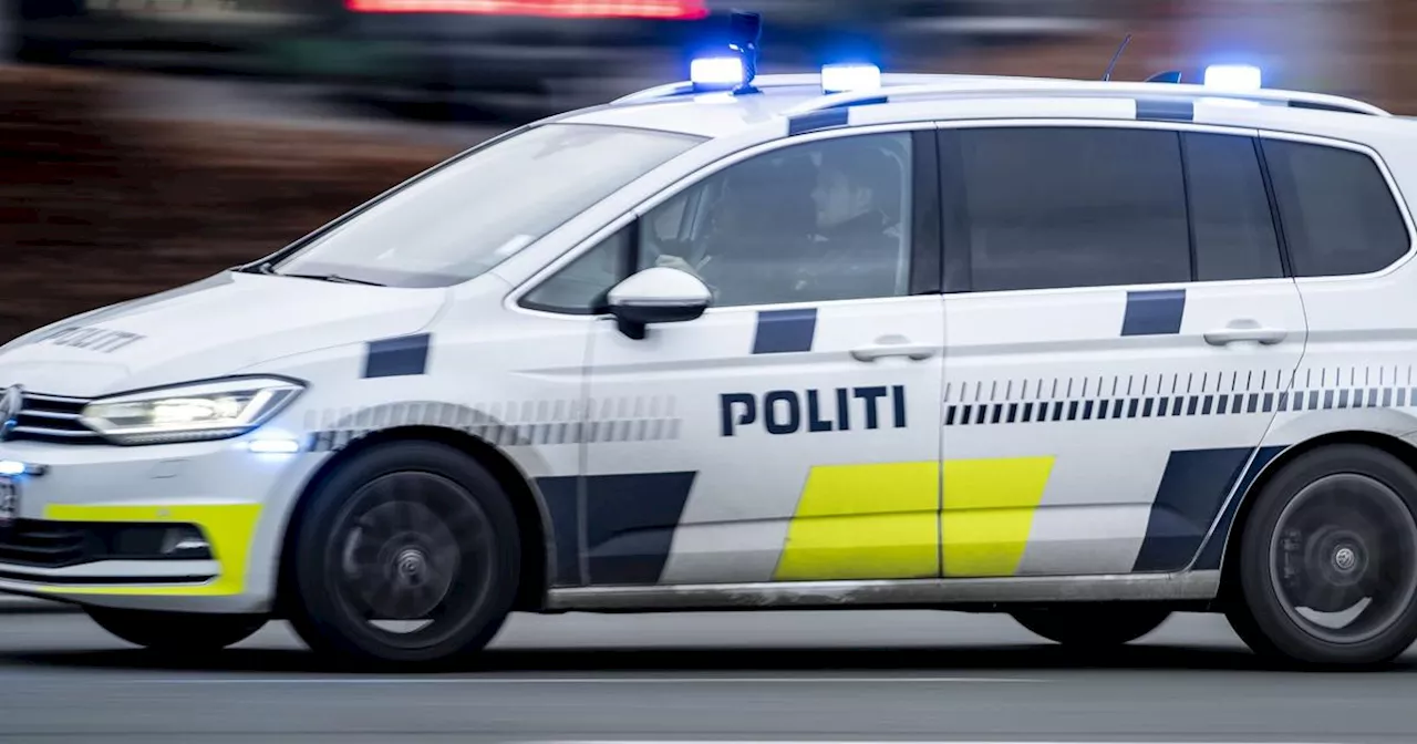 20-årig flygter fra uheld på motorvej