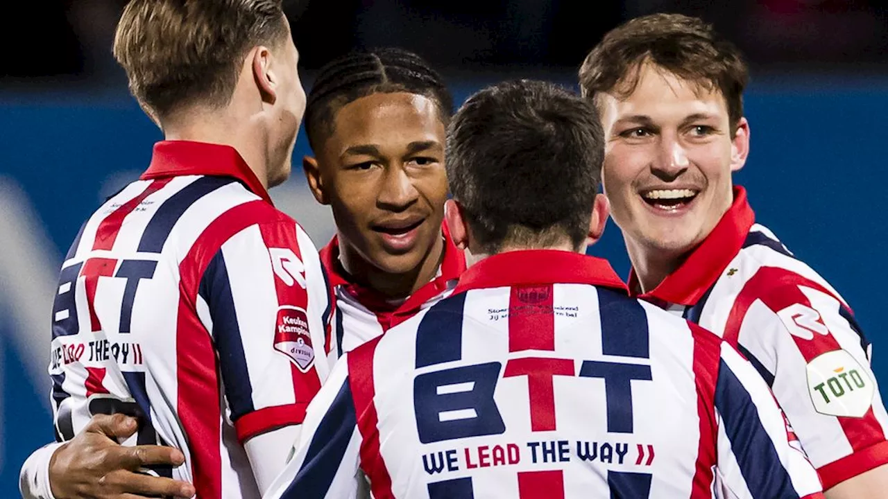 Winnend Willem II profiteert van gelijkspel concurrenten ADO Den Haag en Roda JC