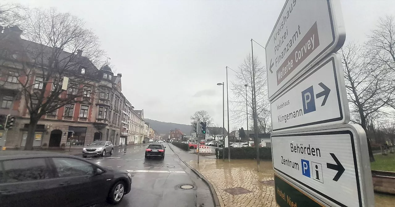 Der Kreisel am Berliner Platz in Höxter bleibt weiter in der Diskussion