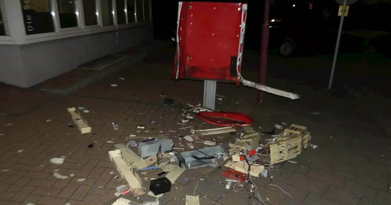 Zigarettenautomat in Rahden gesprengt: Polizei sucht Zeugen